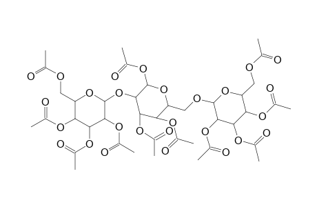 .alpha.-D-Glucopyranose, O-2,3,4,6-tetra-O-acetyl-.beta.-D-glucopyranosyl-(1.fwdarw.2)-O-[2,3, 4,6-tetra-O-acetyl-.beta.-D-glucopyranosyl-(1.fwdarw.6)]-, triacetate