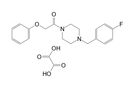 1-(4-(4-fluorobenzyl)piperazin-1-yl)-2-phenoxyethanone oxalate