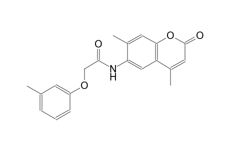 N-(4,7-dimethyl-2-oxo-2H-chromen-6-yl)-2-(3-methylphenoxy)acetamide