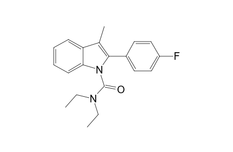 N,N-Diethyl-2-(4-fluorophenyl)-3-methyl-1H-indole-1-carboxamide