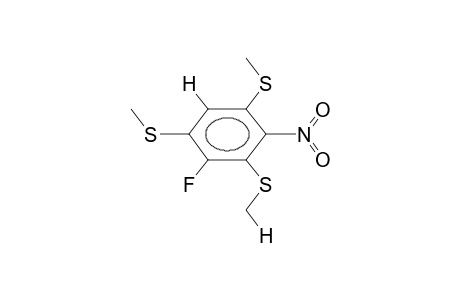 1-NITRO-5-FLUORO-2,4,6-TRI(METHYLTHIO)BENZENE