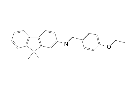 Fluorene, 2-(4-ethoxybenzylidenamino)-9,9-dimethyl-