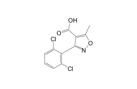 3-(2,6-Dichlorophenyl)-5-methylisoxazole-4-carboxylic acid