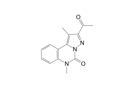 2-Acetyl-1,6-dimethylpyrazolo[1,5-c]quinazolin-5(6H)-one