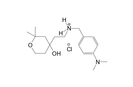 N-[4-(dimethylamino)benzyl]-2-(4-hydroxy-2,2-dimethyltetrahydro-2H-pyran-4-yl)ethanaminium chloride