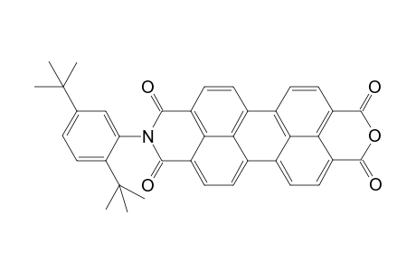 N(1)-[2,5-di(t-butylphenyl])3,4,9,10-perylenetetracarboxy-9,10-imide-3,4-anhydride