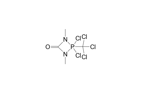 2,2-DICHLORO-1,3-DIMETHYL-2-TRICHLOROMETHYL-1,3-DIAZA-2-LAMBDA-(5)-PHOSPHETIDIN-4-ONE