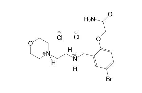 morpholinium, 4-[2-[[[2-(2-amino-2-oxoethoxy)-5-bromophenyl]methyl]ammonio]ethyl]-, dichloride