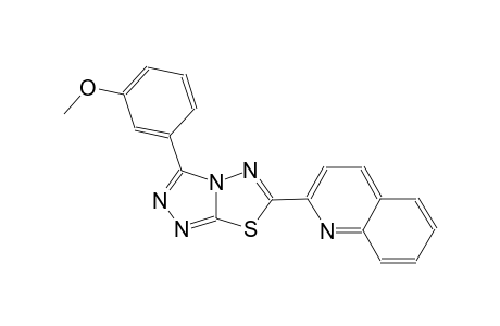 quinoline, 2-[3-(3-methoxyphenyl)[1,2,4]triazolo[3,4-b][1,3,4]thiadiazol-6-yl]-