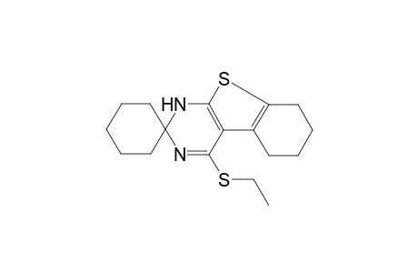 Benzothieno[2,3-d]pyridine, 1,2,5,6,7,8-hexahydro-4-ethylthio-2-spirocyclohexane-