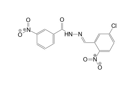 N'-[(E)-(5-chloro-2-nitrophenyl)methylidene]-3-nitrobenzohydrazide