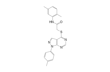 N-(2,5-dimethylphenyl)-2-{[1-(4-methylphenyl)-1H-pyrazolo[3,4-d]pyrimidin-4-yl]sulfanyl}acetamide