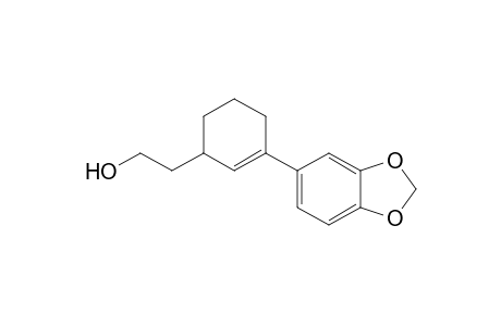 1-[3,4-(Methylenedioxy)phenyl]-3-[2-hydroxyethyl]cyclohex-1-ene