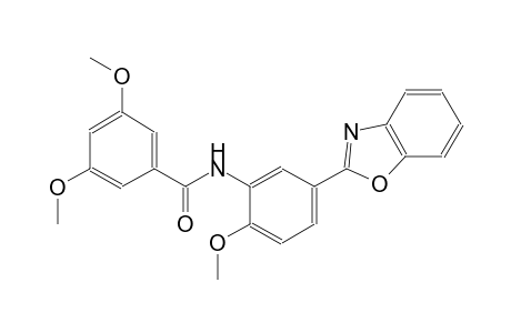 N-[5-(1,3-benzoxazol-2-yl)-2-methoxyphenyl]-3,5-dimethoxybenzamide