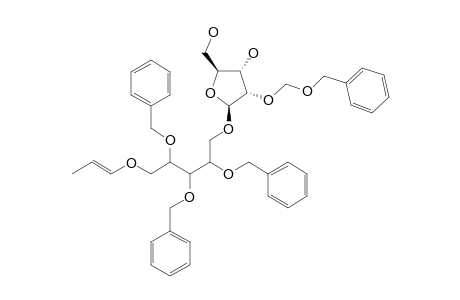 2,3,4-TRI-O-BENZYL-1-O-(2'-O-(BENZYLOXY-METHYL)-BETA-D-RIBOFURANOSYL)-5-O-(TRANS-PROPEN-1-YL)-D-RIBITOL