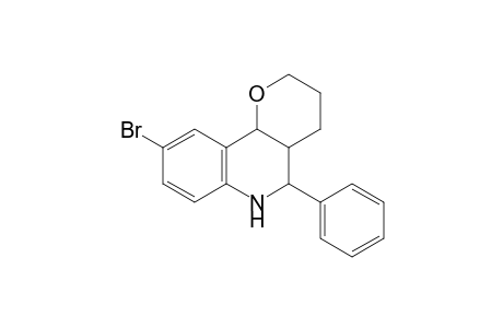 9-Bromanyl-5-phenyl-3,4,4a,5,6,10b-hexahydro-2H-pyrano[3,2-c]quinoline