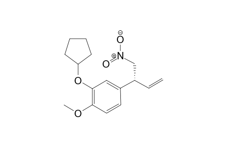 (R)-2-(Cyclopentyloxy)-1-methoxy-4-(1-nitrobut-3-en-2-yl)-benzene