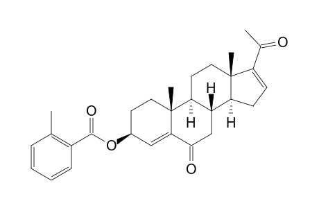 3-BETA-(ORTHO-METHYLBENZOYLOXY)-PREGNA-4,16-DIENE-6,20-DIONE