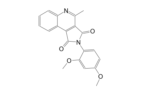 2-(2,4-dimethoxyphenyl)-4-methyl-1H-pyrrolo[3,4-c]quinoline-1,3(2H)-dione