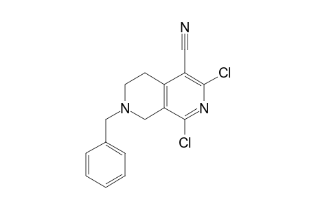 7-Benzyl-1,3-dichloro-5,6,7,8-tetrahydro-[2,7]naphthyridine-4-carbonitrile