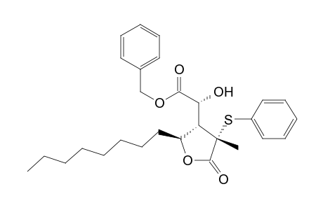 (2R)-2-hydroxy-2-[(2S,3S,4S)-4-methyl-2-octyl-5-oxo-4-(phenylthio)-3-oxolanyl]acetic acid (phenylmethyl) ester