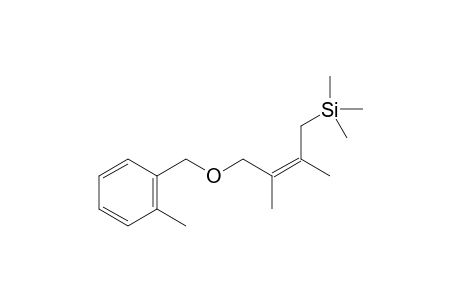 [(Z)-2,3-dimethyl-4-(o-tolylmethoxy)but-2-enyl]-trimethyl-silane