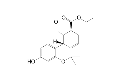 Ethyl 10-formyl-3-hydroxy-6,6-dimethyl-8,9,10,10a-tetrahydro-6H-benzo[c]chromene-9-carboxylate