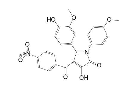 3-hydroxy-5-(4-hydroxy-3-methoxyphenyl)-1-(4-methoxyphenyl)-4-(4-nitrobenzoyl)-1,5-dihydro-2H-pyrrol-2-one