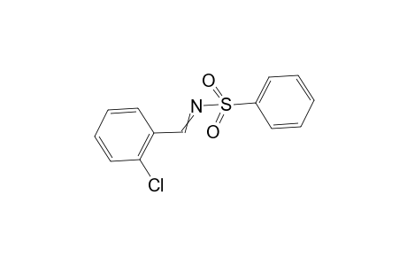 N-[(2-Chlorophenyl)methylidene]benzenesulfonamide