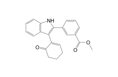 Methyl 3-[3-(6-oxocyclohex-1-en-1-yl)-1H-indol-2-yl]benzoate