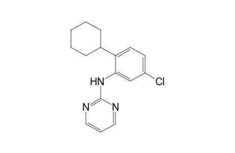 N-(5-Chloro-2-cyclohexylphenyl)pyrimidin-2-amine