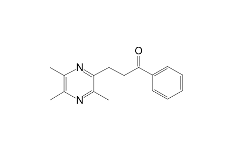 2-(3-Oxo-3-phenylpropyl)-3,5,6-trimethylpyrazine