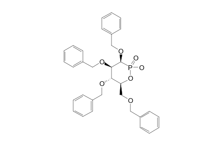 (2S,3R,4S,5S,6R)-3,4,5-TRIS-(BENZYLOXY)-6-((BENZYLOXY)-METHYL)-2-HYDROXY-1,2-OXAPHOSPHINANE-2-OXIDE