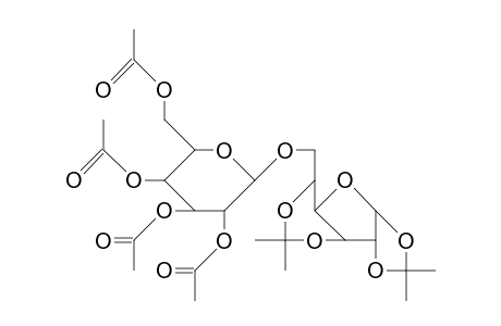 1,2:3,5-Di-O-isopropylidene-6-O-(2,3,4,6-tetra-O-acetyl.beta.-D-glucopyranosyl).alpha.-D-glucofuranose