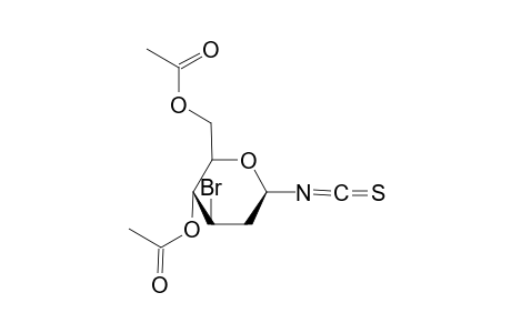 4,6-Di-O-acetyl-3-bromo-2,3-dideoxy-.beta.-D-arabinohexopyranosyl isothiocyanate
