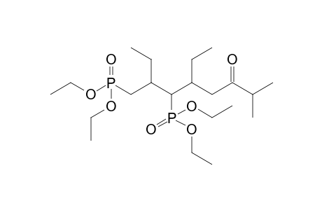 Tetraethyl (2',4'-diethyl-7'-methyl-6'-oxooctyl)-1,3-diphosphonate