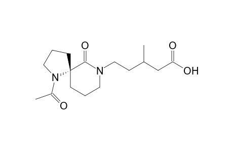(5S)-1-Acetyl-7-[(1S)-carboxy-3-methylbutyl]-6-oxo-1,7-diazaspiro[4.5]decane