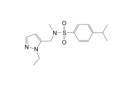 benzenesulfonamide, N-[(1-ethyl-1H-pyrazol-5-yl)methyl]-N-methyl-4-(1-methylethyl)-