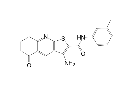 thieno[2,3-b]quinoline-2-carboxamide, 3-amino-5,6,7,8-tetrahydro-N-(3-methylphenyl)-5-oxo-