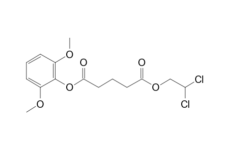 Glutaric acid, 2,2-dichloroethyl 2,6-dimethoxyphenyl ester