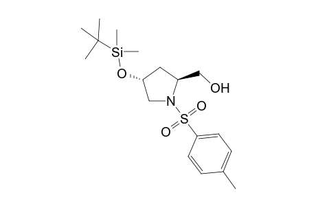 (2S,4R)-1-(4-Methylphenylsulfonyl)-2-hydroxymehyl-4-(t-butyldimethylsilyloxy)pyrrolidine