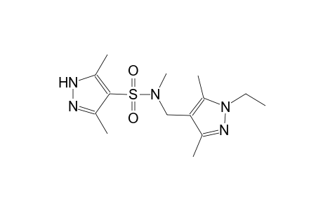 1H-pyrazole-4-sulfonamide, N-[(1-ethyl-3,5-dimethyl-1H-pyrazol-4-yl)methyl]-N,3,5-trimethyl-