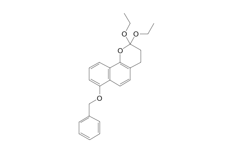 7-(Benzyloxy)-2,2-diethoxy-3,4-dihydro-2H-naphtho[1,2-b]pyran