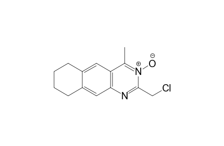2-(chloromethyl)-4-methyl-6,7,8,9-tetrahydrobenzo[g]quinazoline, 3-oxide