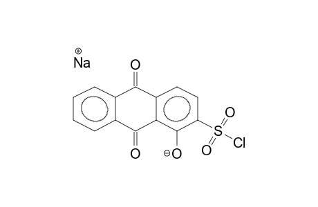 1-HYDROXY-2-CHLOROSULPHONYLANTHRAQUINONE, SODIUM SALT