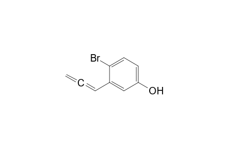 4-Bromo-3-(propa-1,2-dien-1-yl)phenol