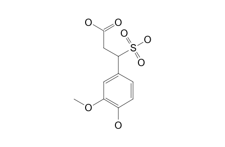 3-(4-HYDROXY-3-METHOXYPHENYL)-3-SULFOPROPANOIC-ACID