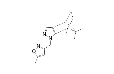 (4S,7R)-7,8,8-TRIMETHYL-1-[(5-METHYLISOXAZOL-3-YL)-METHYL]-4,5,6,7-TETRAHYDRO-4,7-METHANO-1-H-INDAZOLE