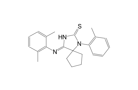 (4Z)-4-[(2,6-dimethylphenyl)imino]-1-(2-methylphenyl)-1,3-diazaspiro[4.4]nonane-2-thione
