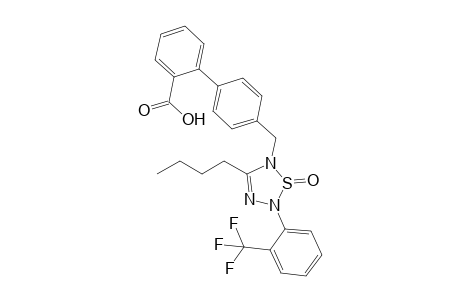 4'-{[5-Butyl-3-(2-trifluoromethyl)phenyl-2,1,3,4-1H-thiatriazol-2-on-1-yl]methyl}biphenyl-2-carboxylic acid